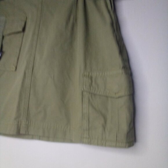 Forever 21 Skirt Juniors M Cargo Pockets Buckle Army Green - Picture 5 of 14